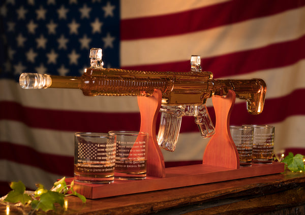 Whiskey decanter gift set