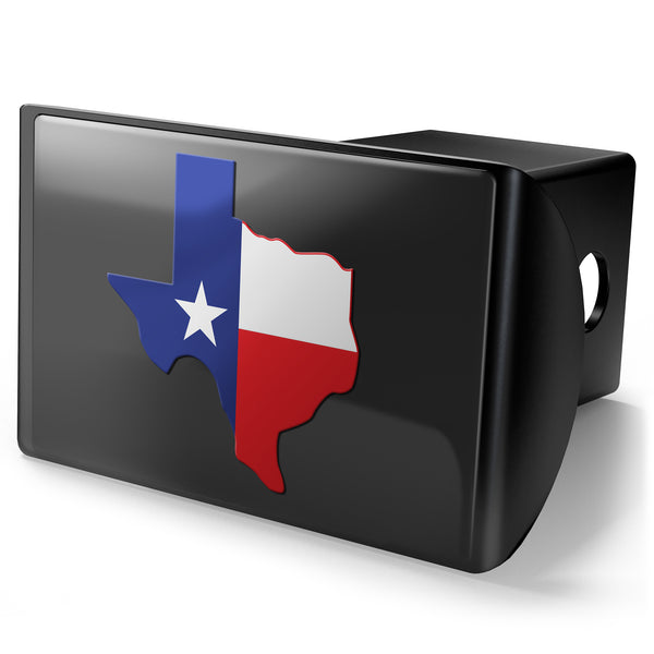 American Flag Trailer Hitch Cover For 2 Inch Receivers - Chrome & Thin Red Line, With Hitch Pin & Clip