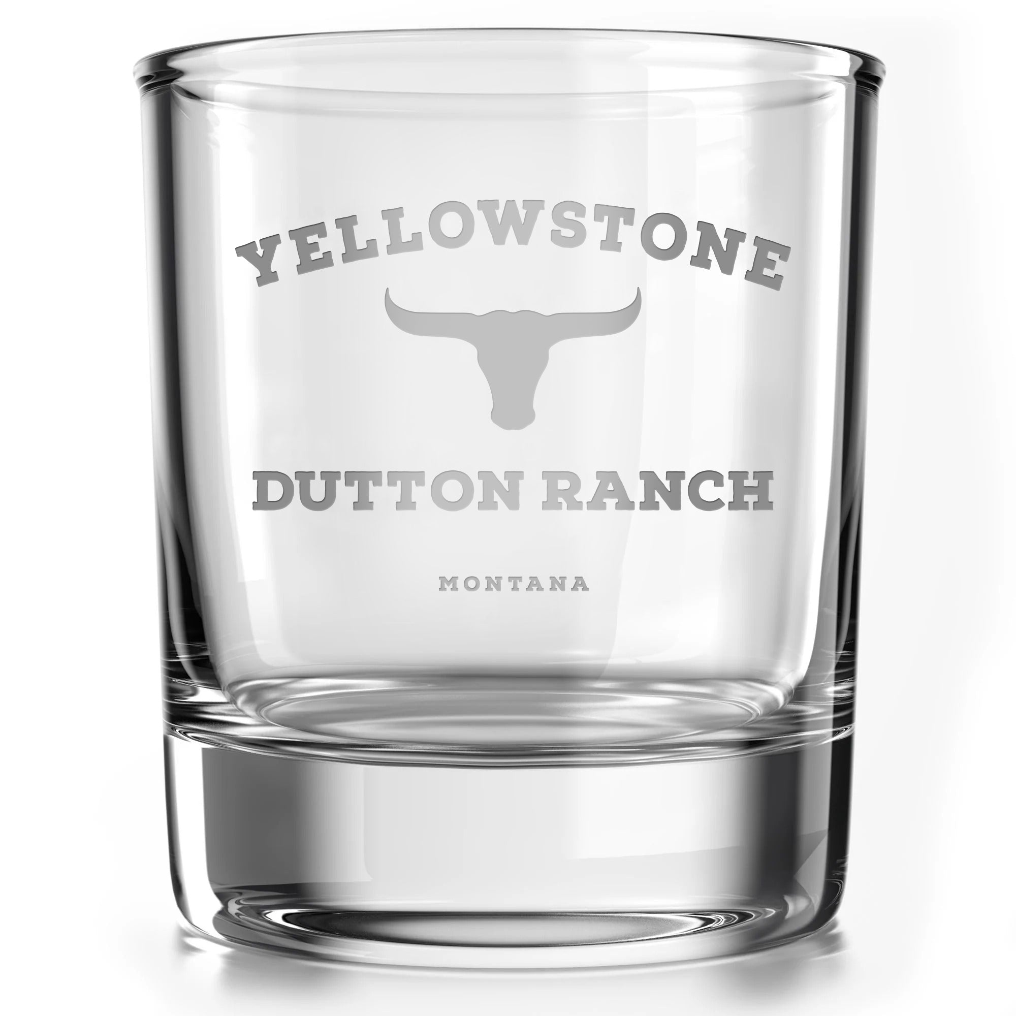 Old Southern Brass Yellowstone Dutton Ranch Whiskey Glass - Thumbnail 4
