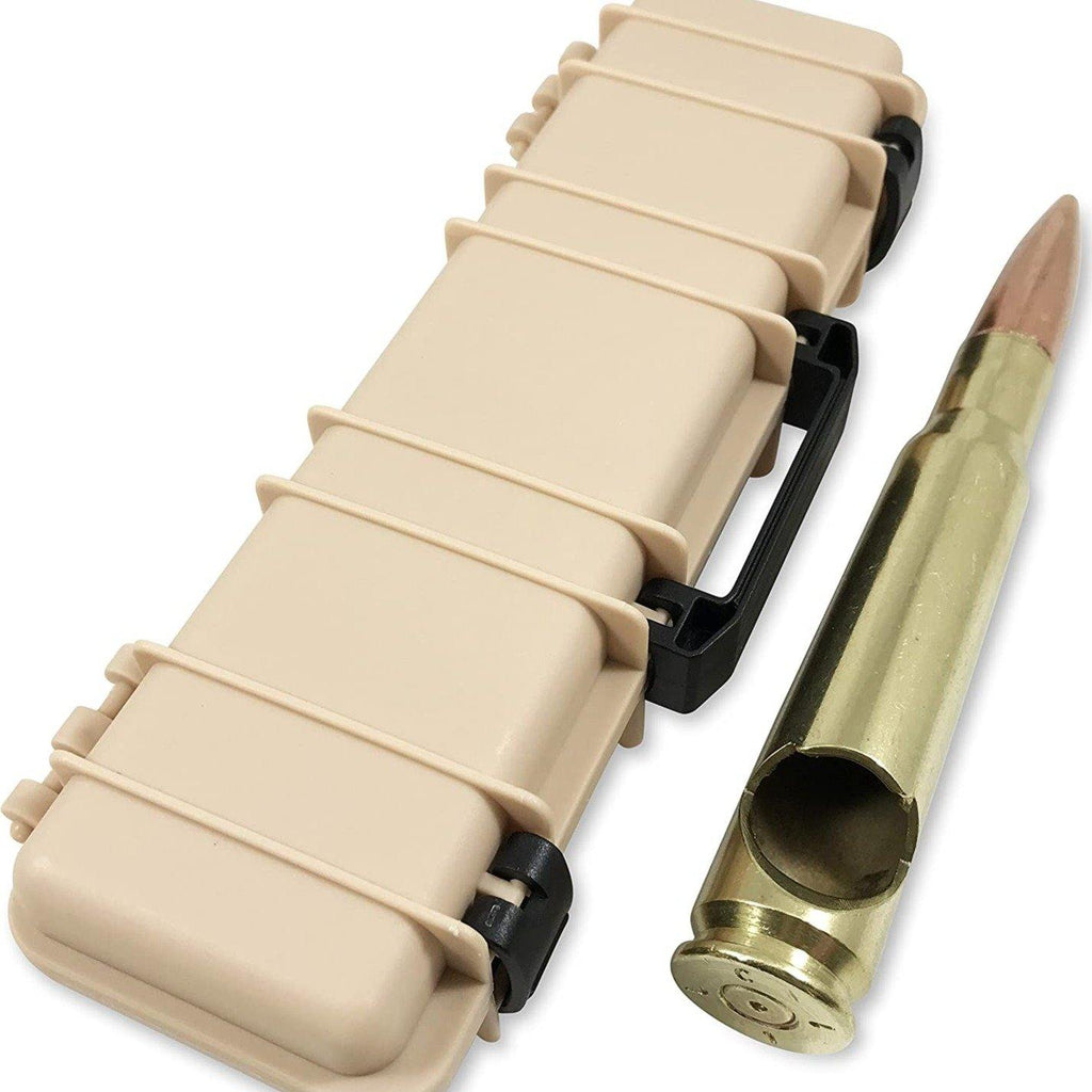 Personalized 50 Caliber BMG Bullet Bottle Opener color Desert Tan