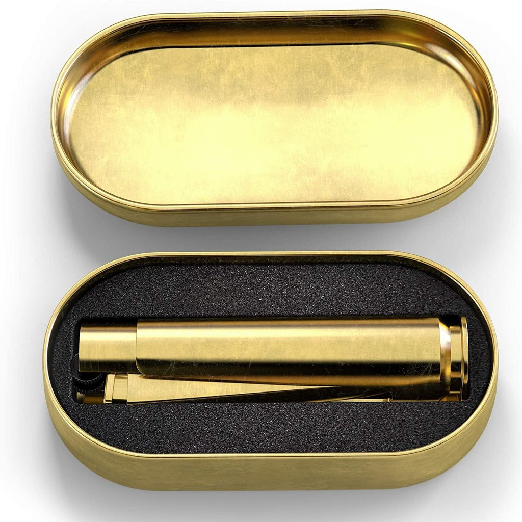 Solid Brass 50 Cal BMG Refillable Adjustable Lighter