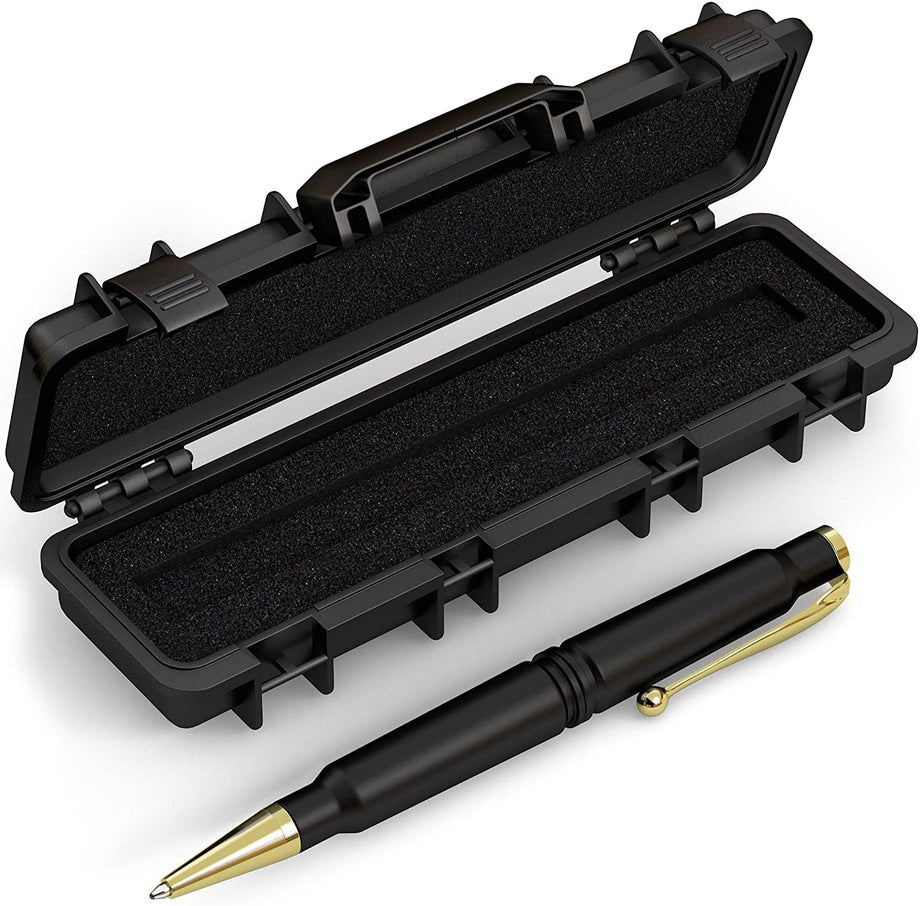 308 Real Bullet Casing Refillable Twist Pen - Matte Black | Old