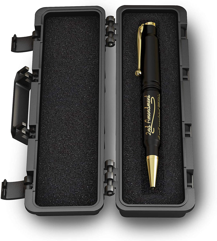 Bullet Authentic Brass Casing Refillable Twist Pen